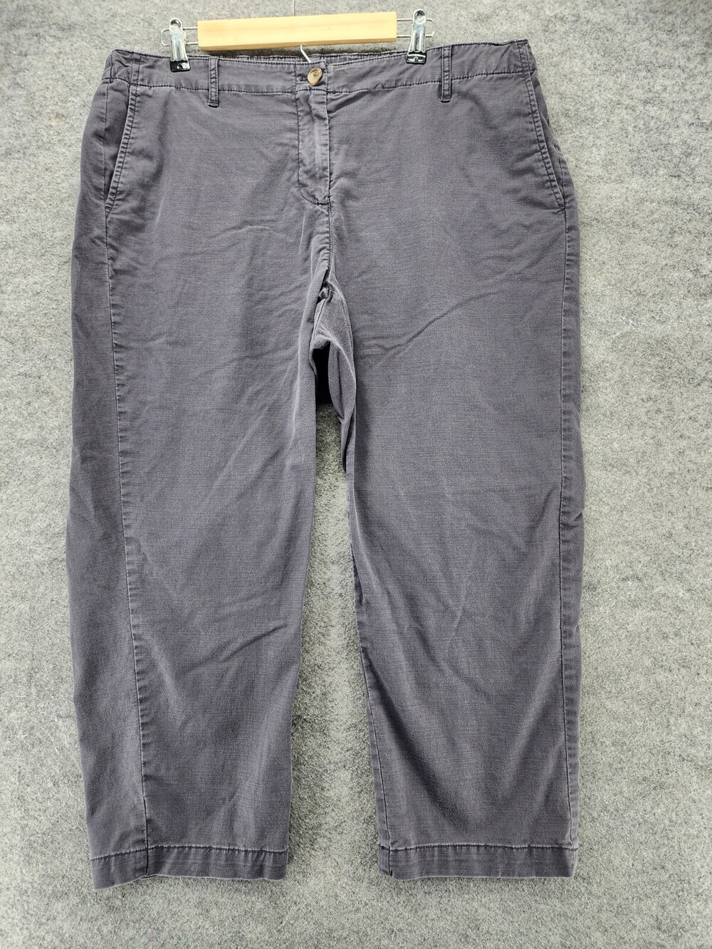 J Jill Pants Womens 20 Cropped Gray High Rise 39x24"
